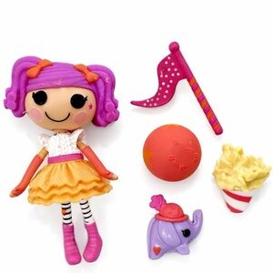 Lalaloopsy Peanut Big Top Mini Doll Complete Set Pet Elephant Accessories Toy 3”